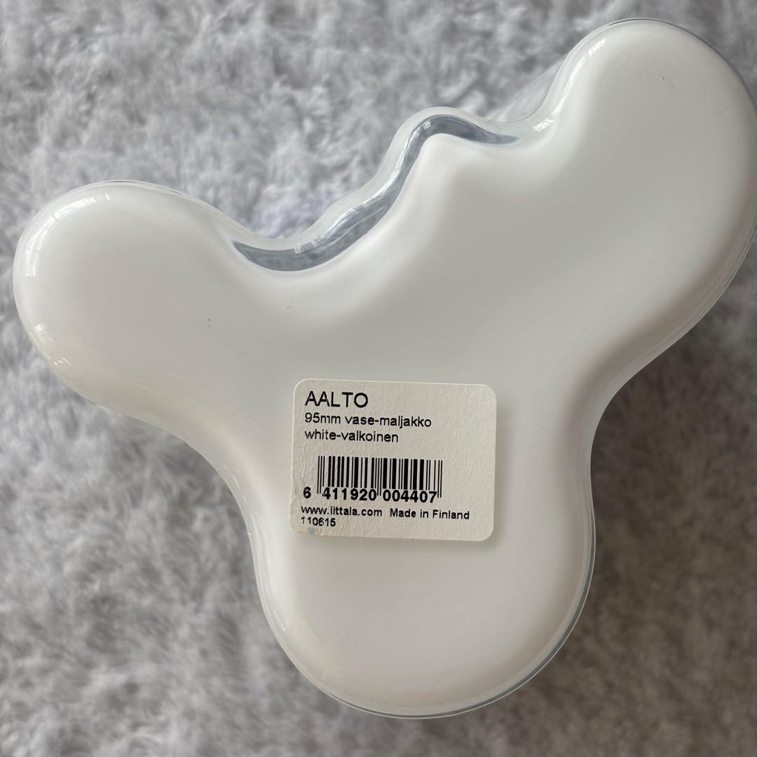  イッタラ アアルト フラワーベース オパールホワイト95mm