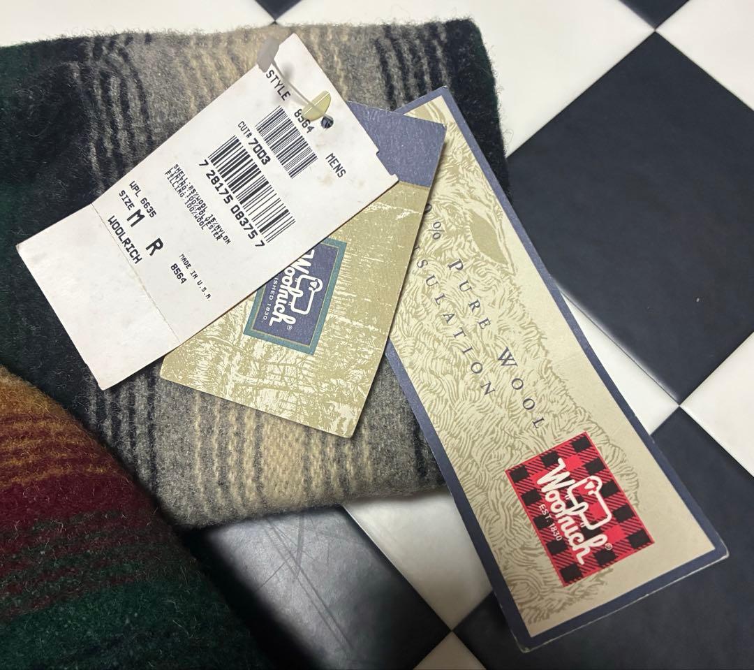 90sデッドストック Woolrichウールリッチ ショールカラーウールコート