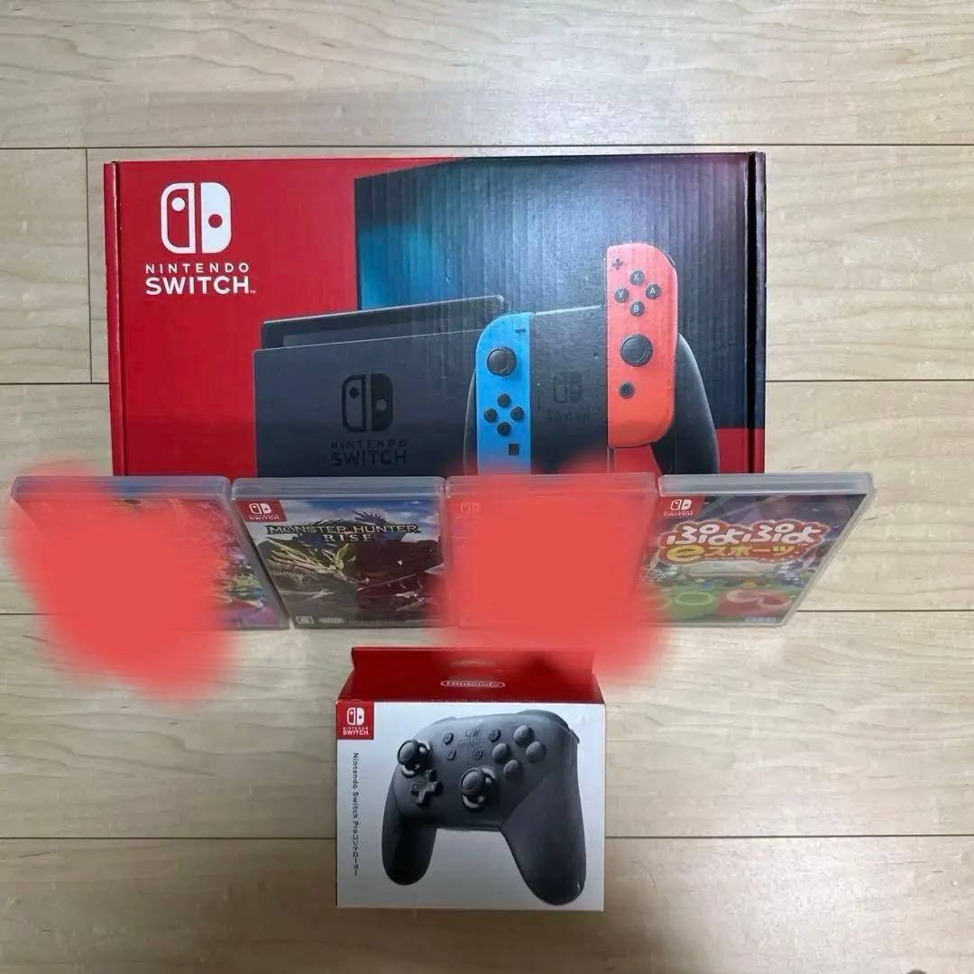 Nintendo Switch Joy-Con (L) ネオンブルー/ (R)