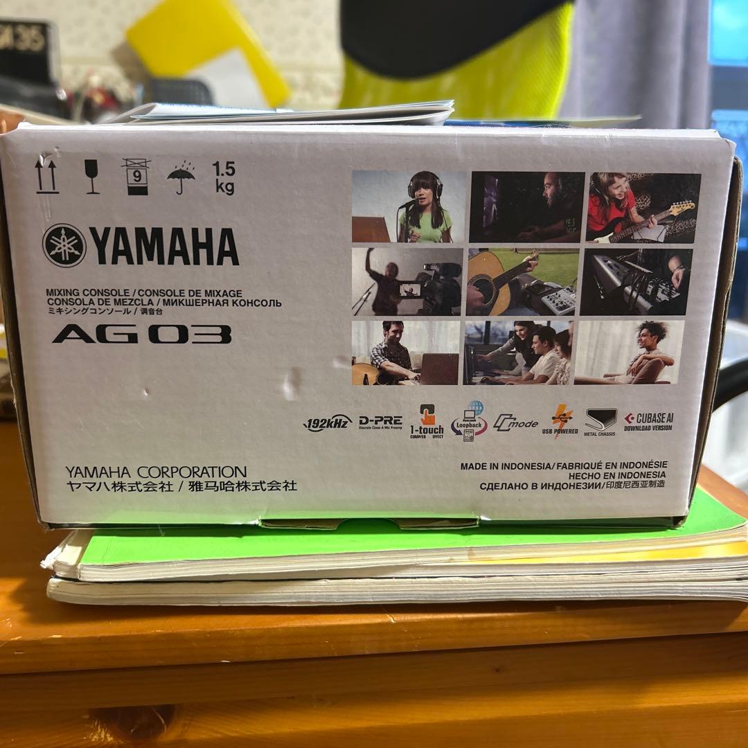 YAMAHA AG03 ミキシングコンソール