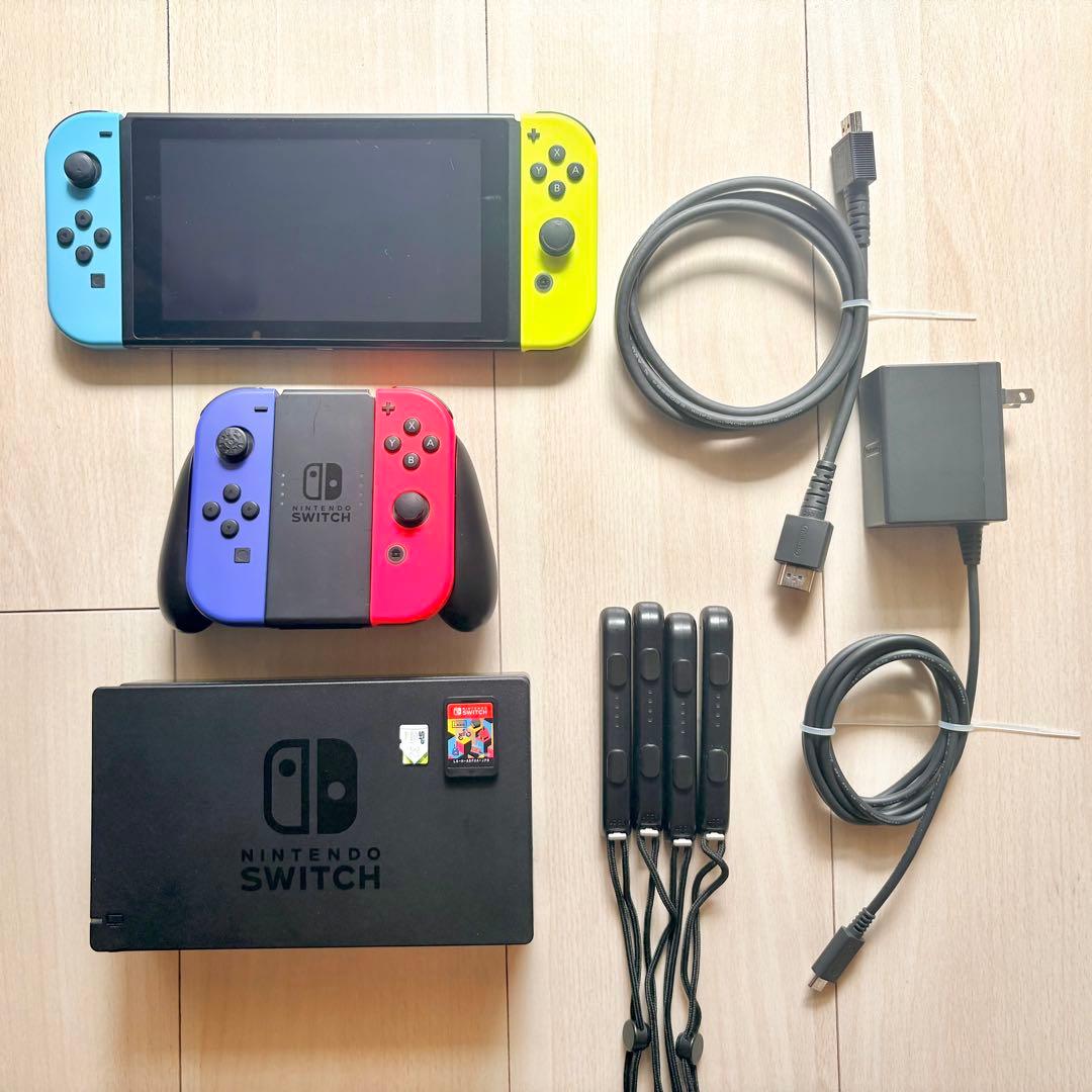 Nintendo Switch 本体 カラフル Joy-Con 付属品付き