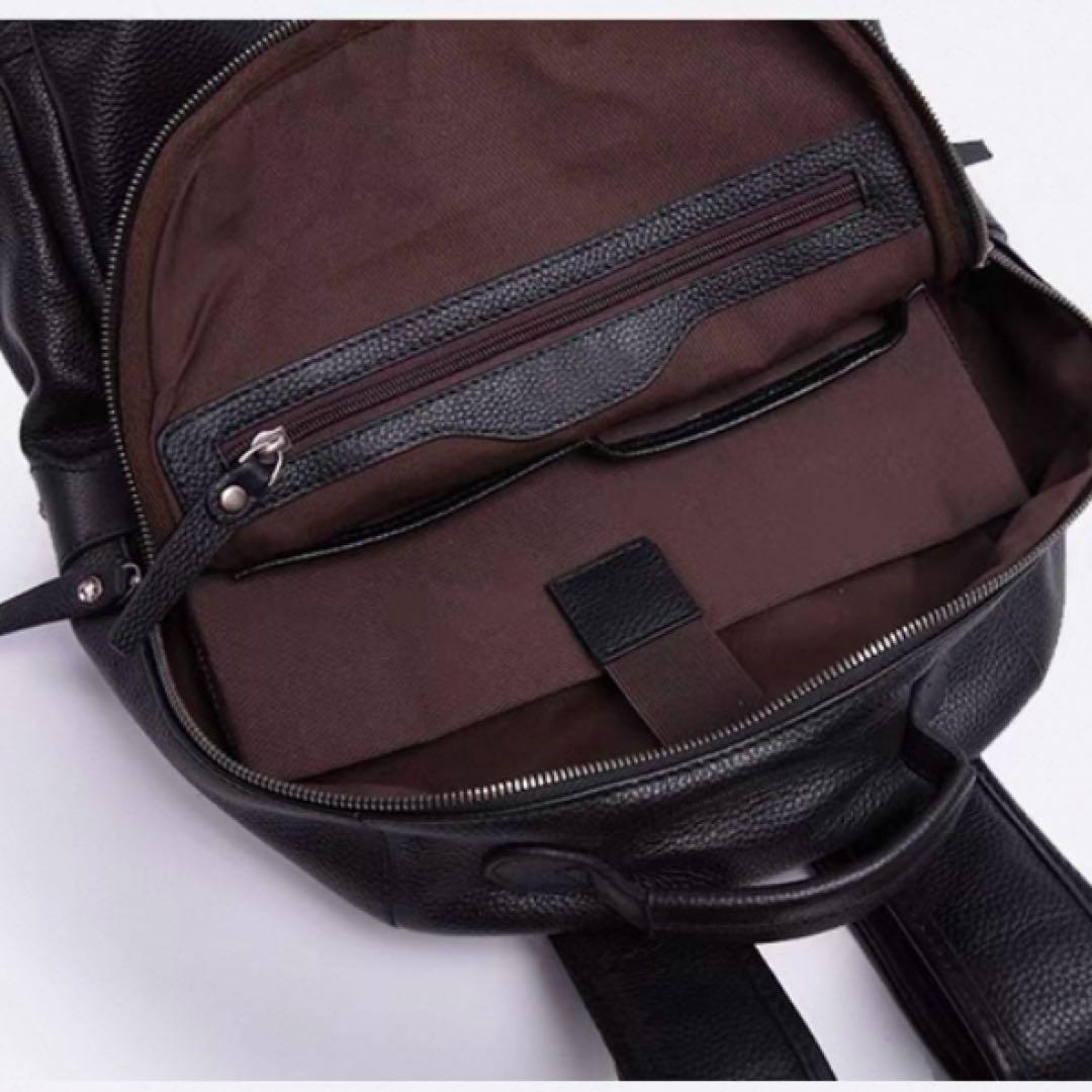 【極美品】ブラックレザーリュック