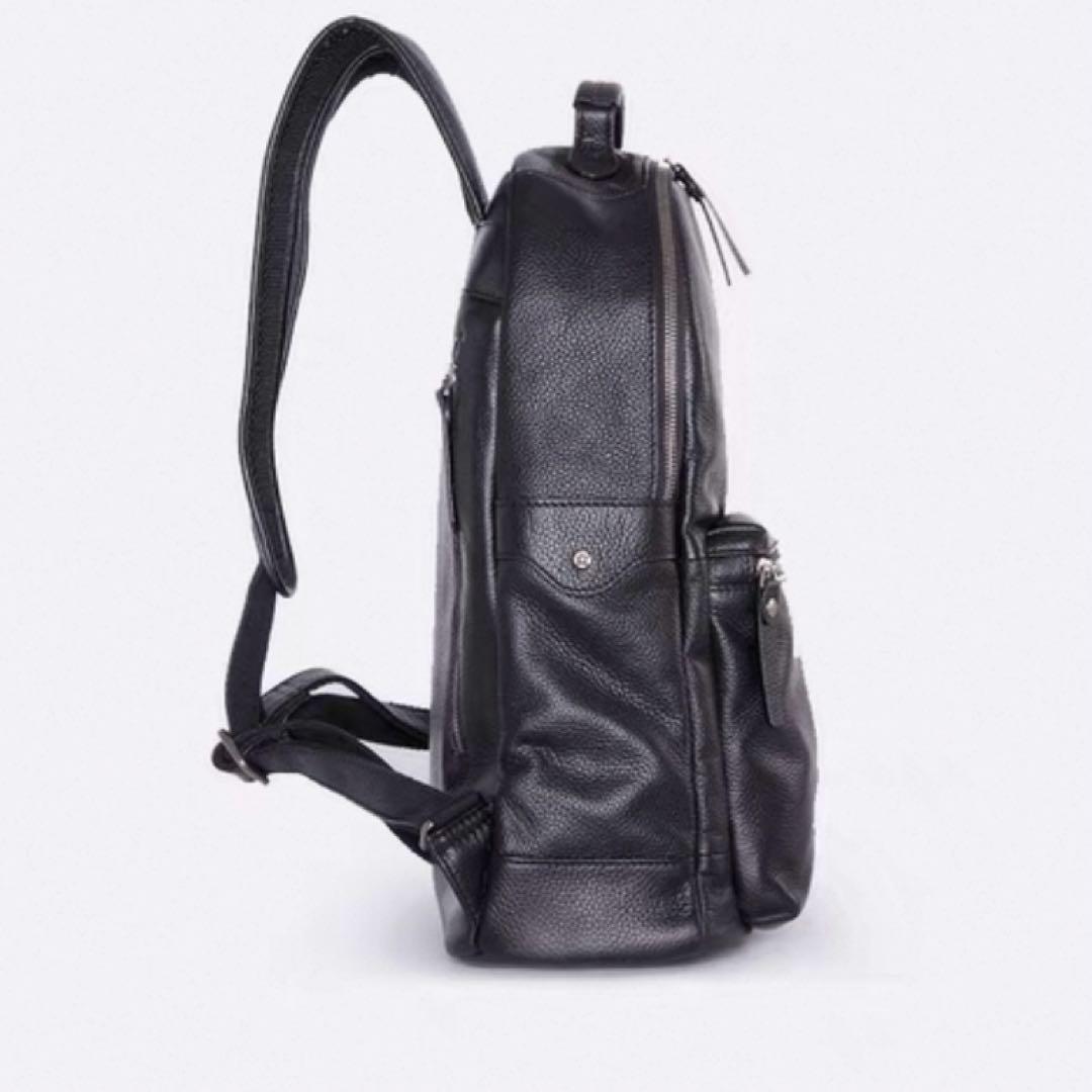 【極美品】ブラックレザーリュック