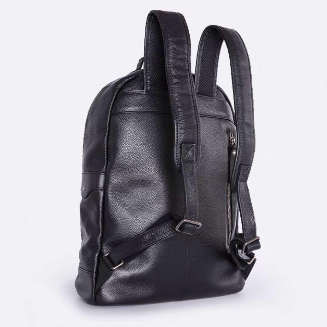 【極美品】ブラックレザーリュック