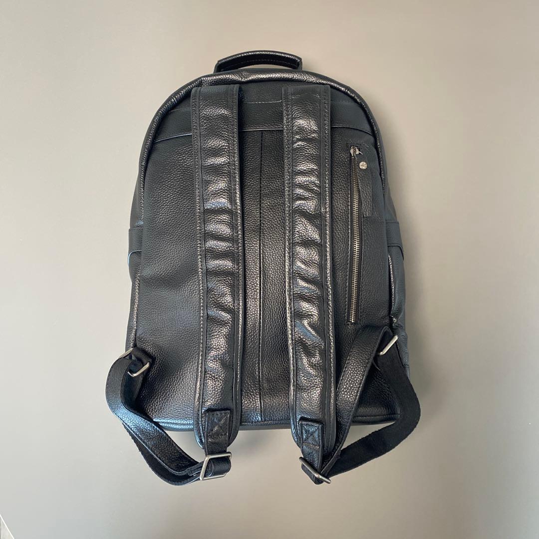 【極美品】ブラックレザーリュック