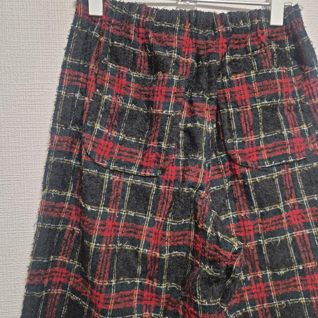 トリココムデギャルソン　ウールパンツ赤