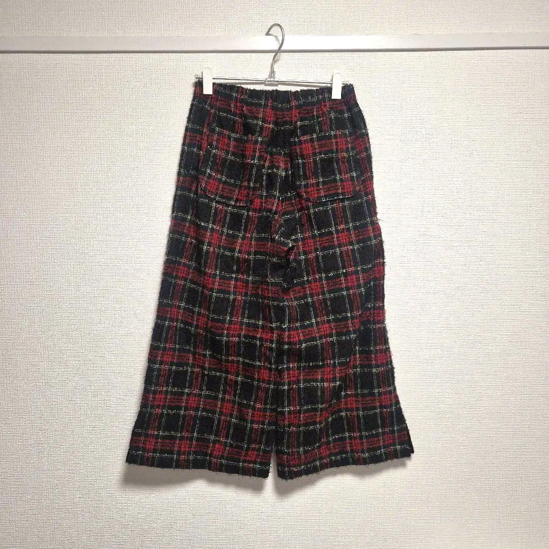 トリココムデギャルソン　ウールパンツ赤