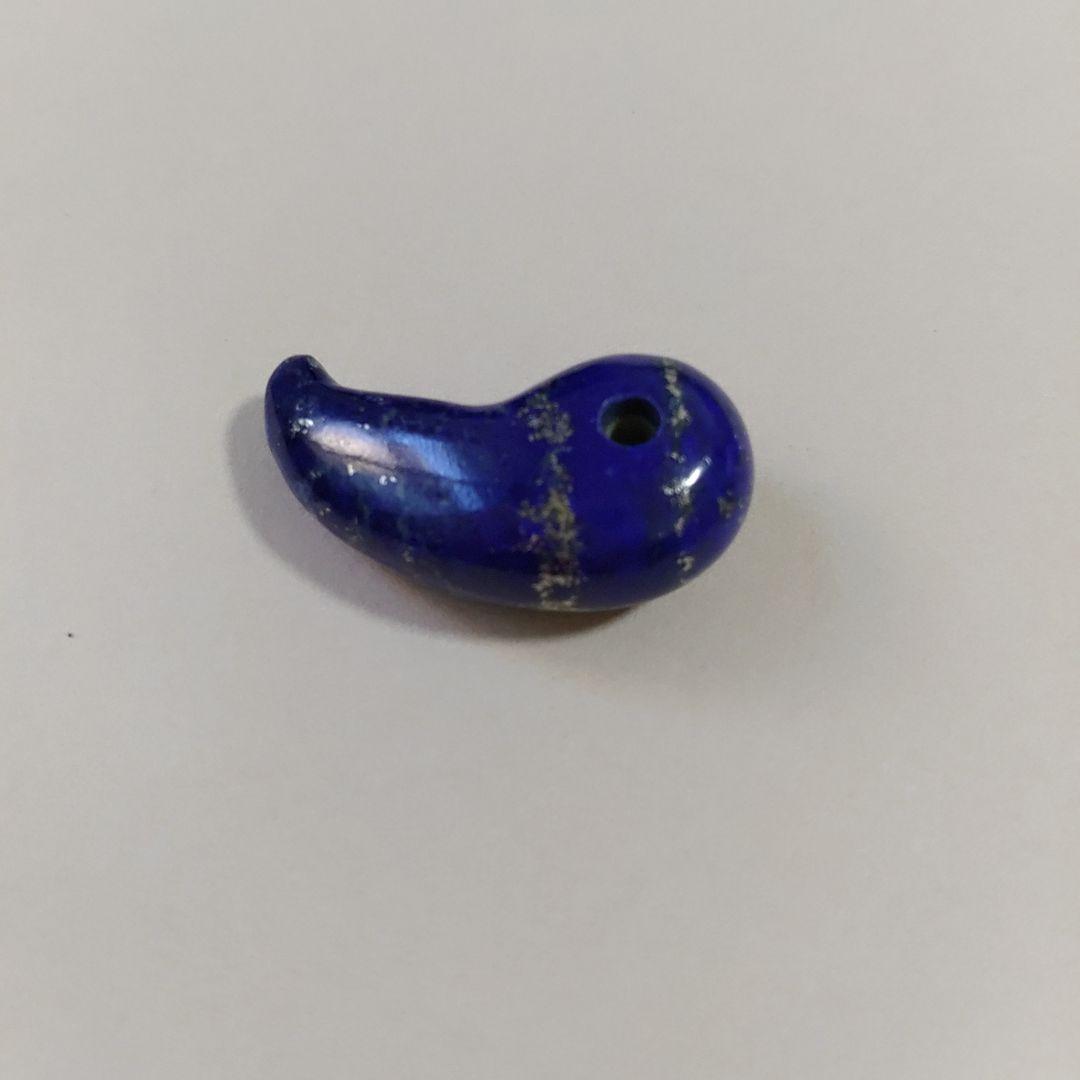 ペンダント.勾玉.ラピスラズリ.中古品.2点