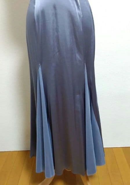 SALE☆チャコット ダンス衣装　ロングドレス シルバー L 定価90200円