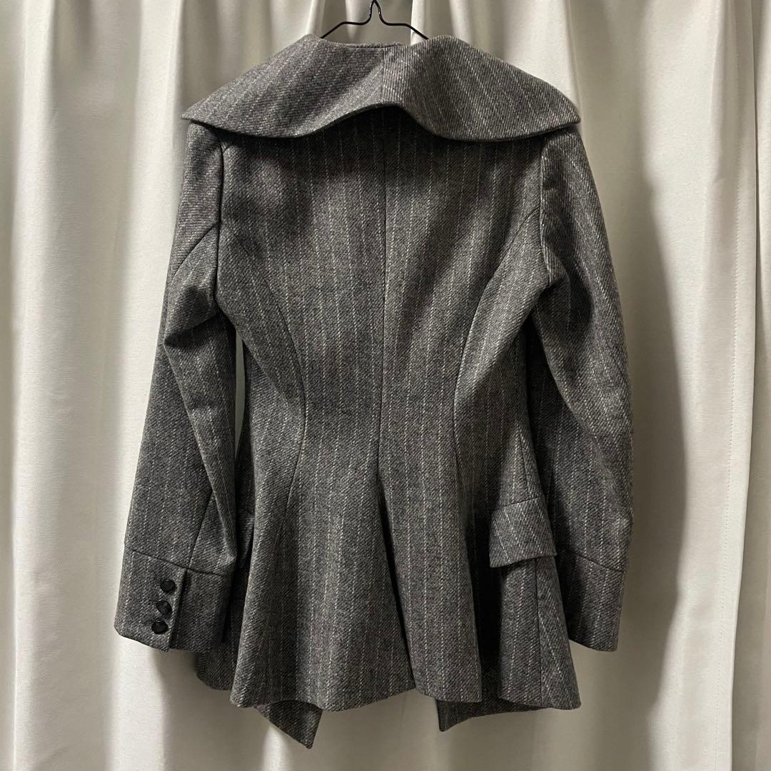 Vivienne Westwood ロングコート グレー ストライプ