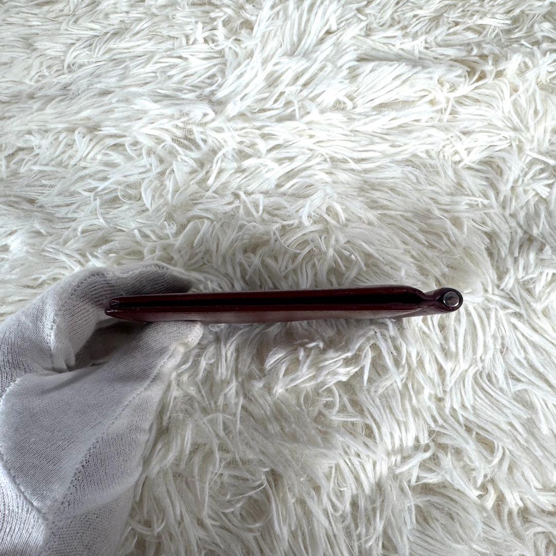 希少カラー サンローラン SaintLaurentマネークリップ ボルドー