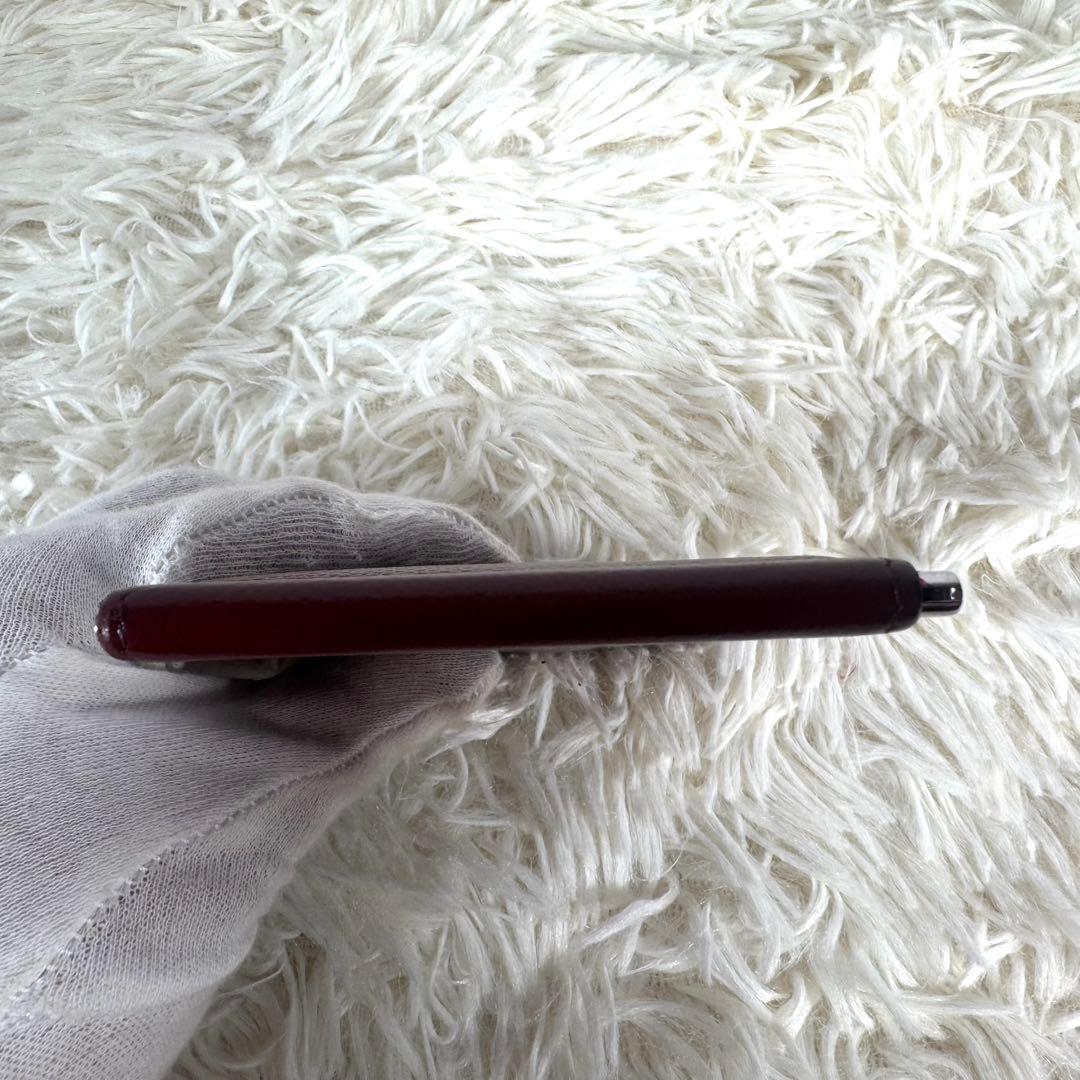 希少カラー サンローラン SaintLaurentマネークリップ ボルドー