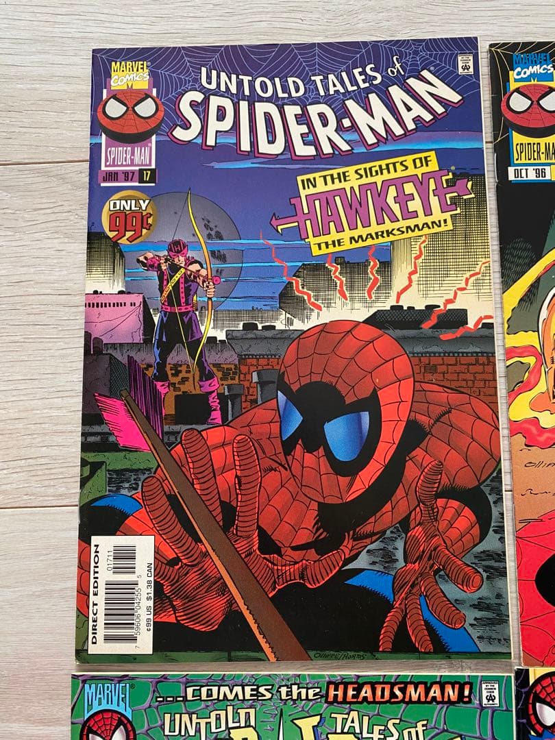 アメコミ Spider man #1 セット　スパイダーマン　マーベル　リーフ