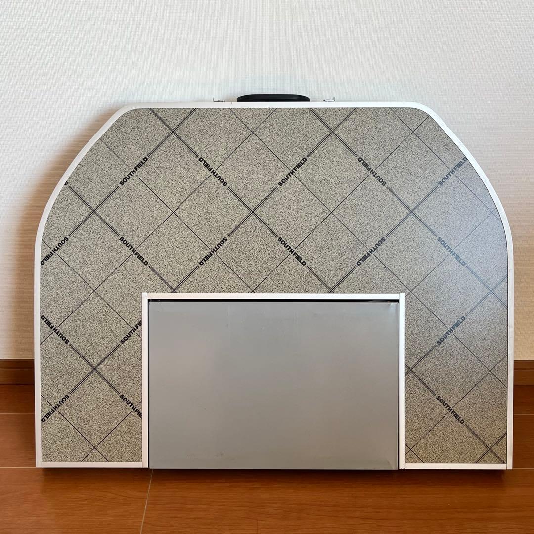 SOUTH FIELD 折りたたみBBQテーブル 125×80cm 焚き火台対応