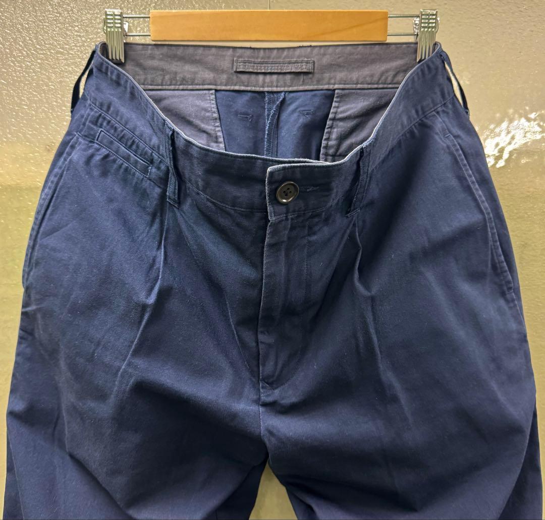 Nigel Cabourn ホスピタルパンツウェザークロス 34 ネイビー日本製