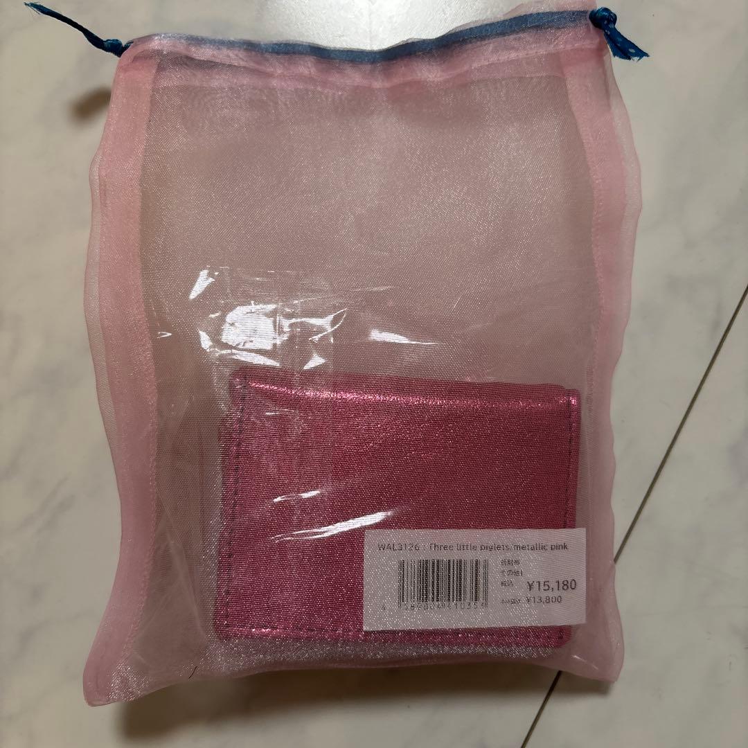 【新品未使用】タマオワールド　財布　三匹の子豚　刺繍　ミニ財布