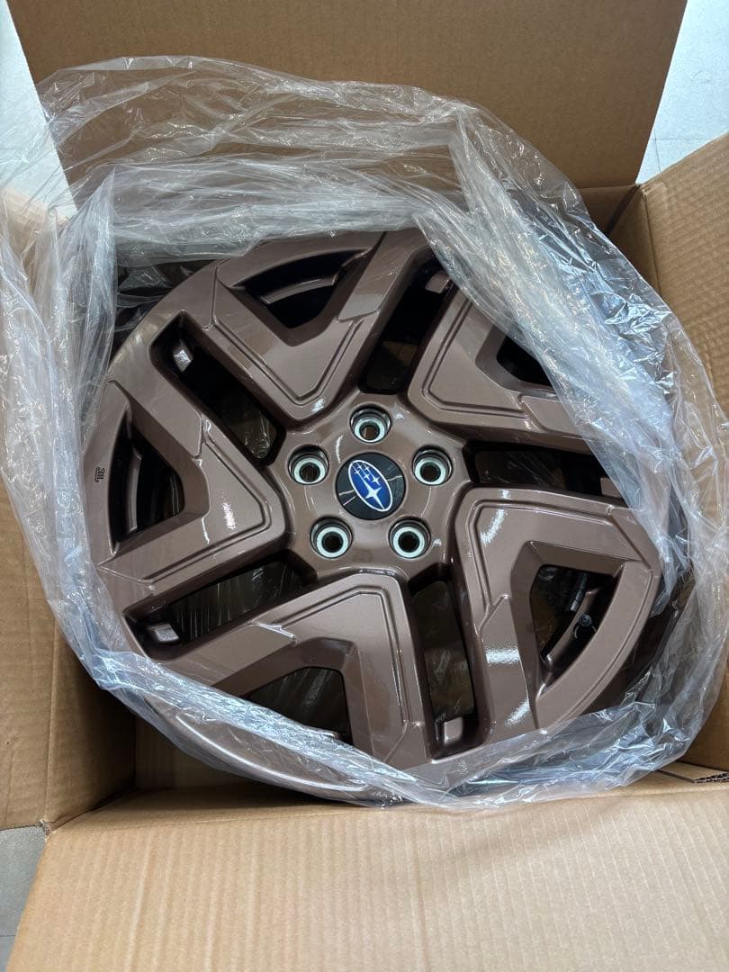 【SL型フォレスター新車外し】18インチ純正ホイール4個セット