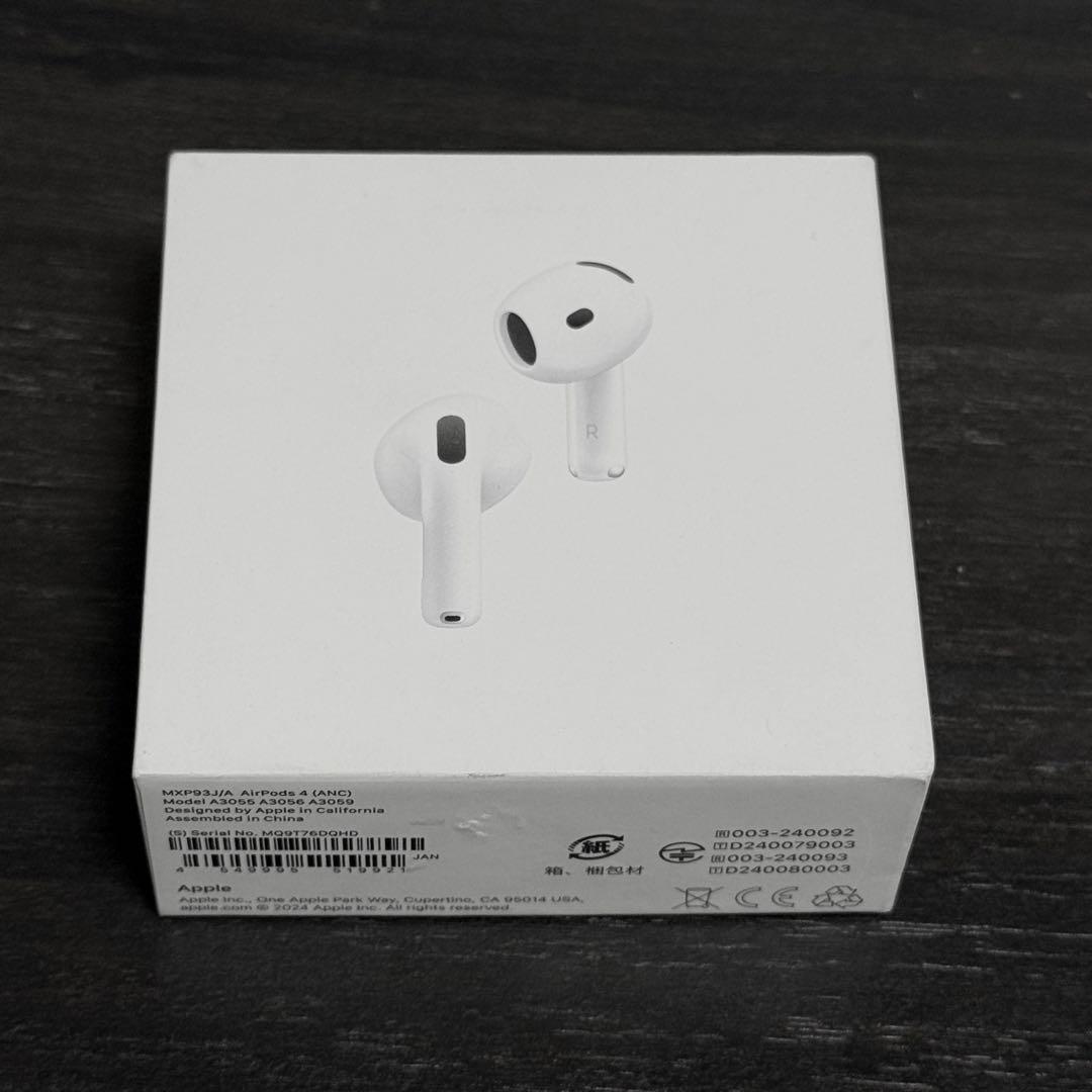 良品　2024年11月購入品　AirPods 4 (ANC)
