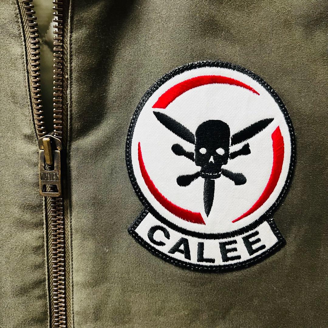 【美品】CALEE MA1 刺繍 3112th BOMB S.Q.H