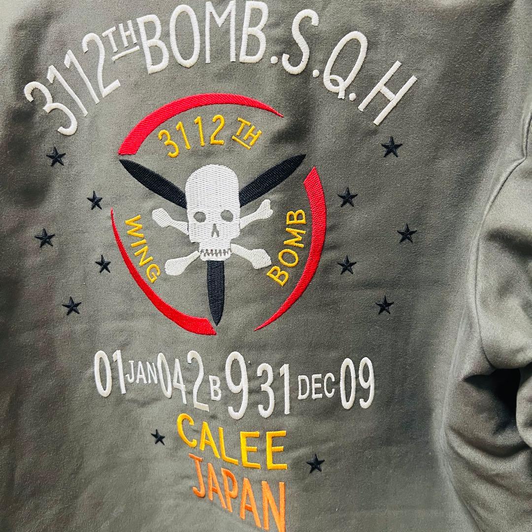 【美品】CALEE MA1 刺繍 3112th BOMB S.Q.H
