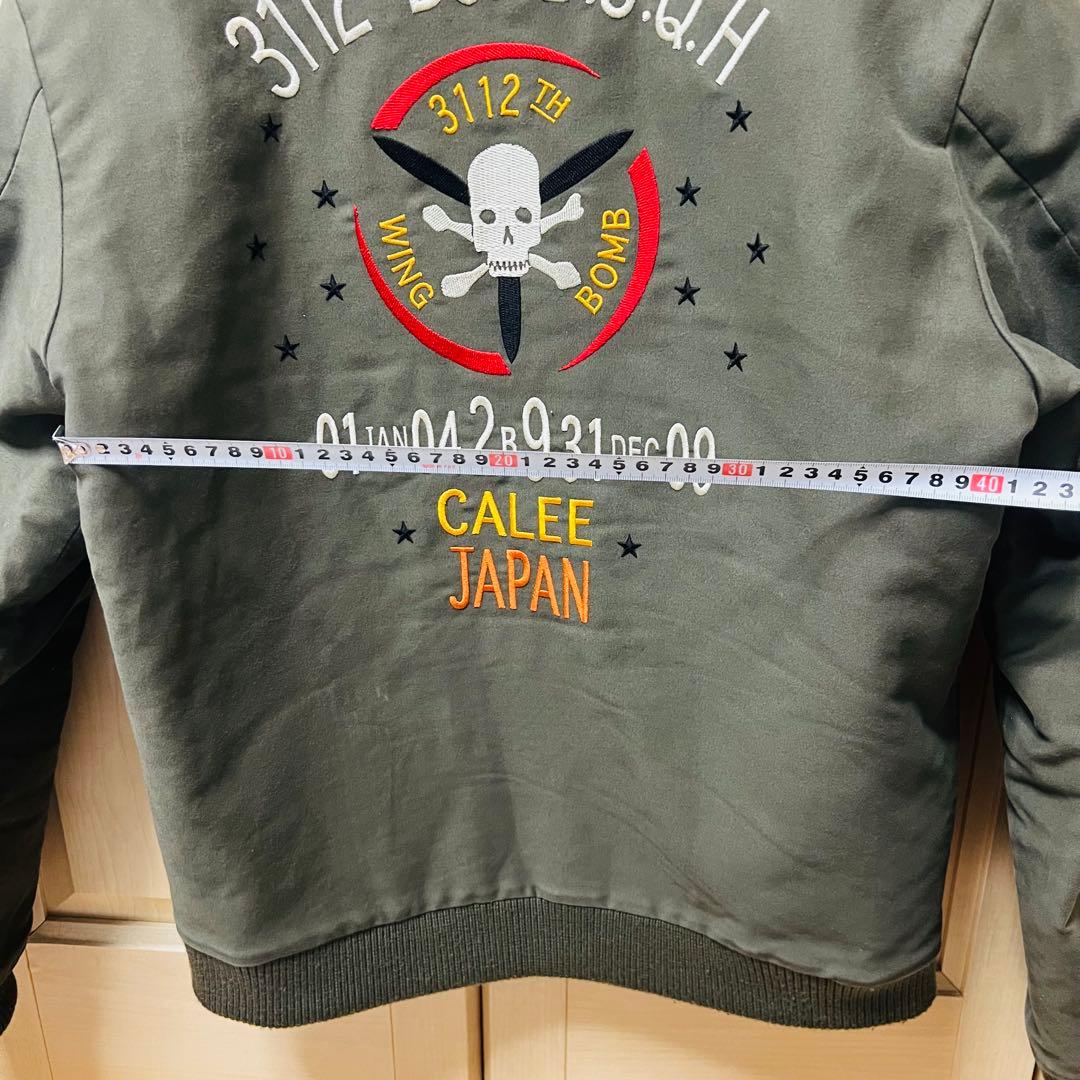 【美品】CALEE MA1 刺繍 3112th BOMB S.Q.H