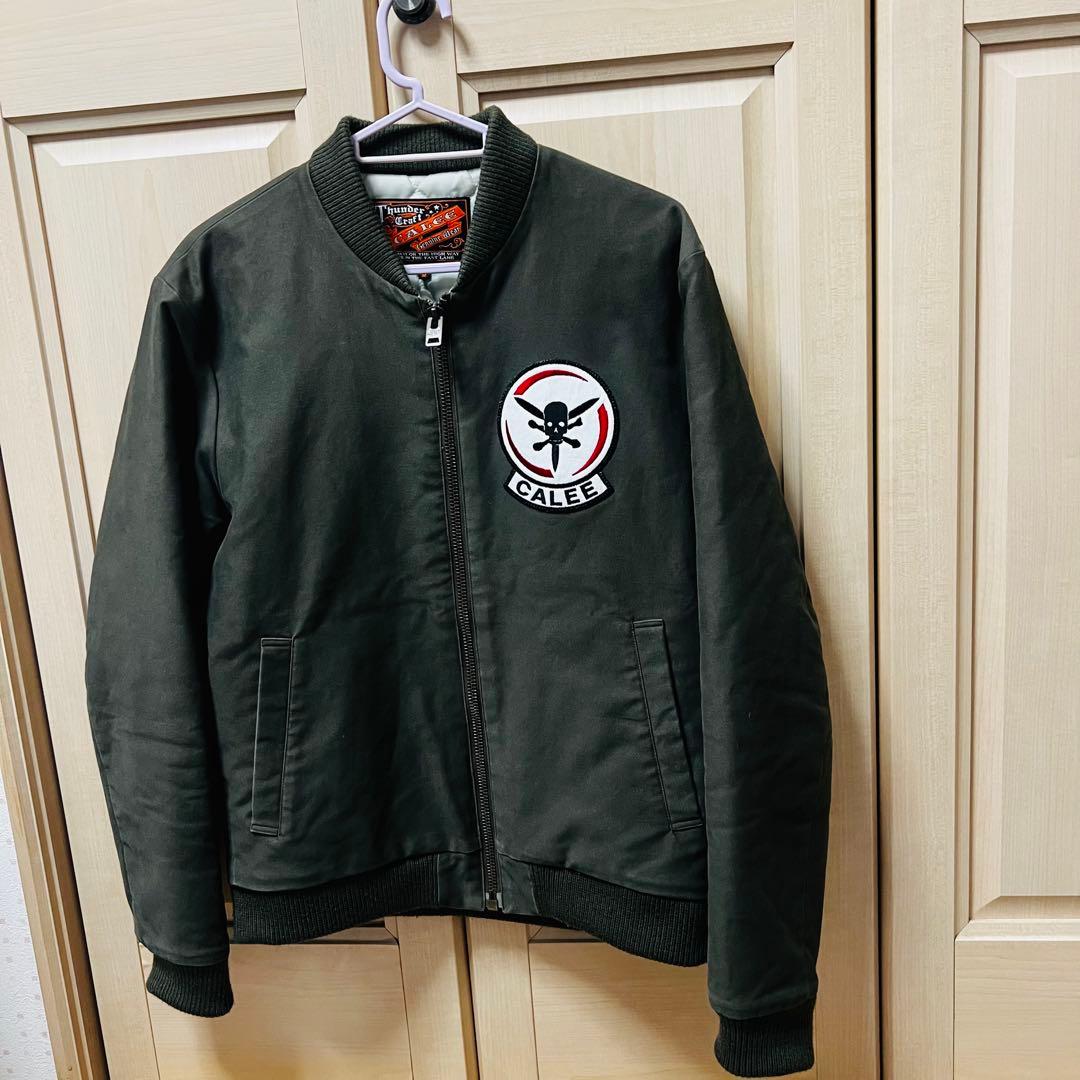 【美品】CALEE MA1 刺繍 3112th BOMB S.Q.H