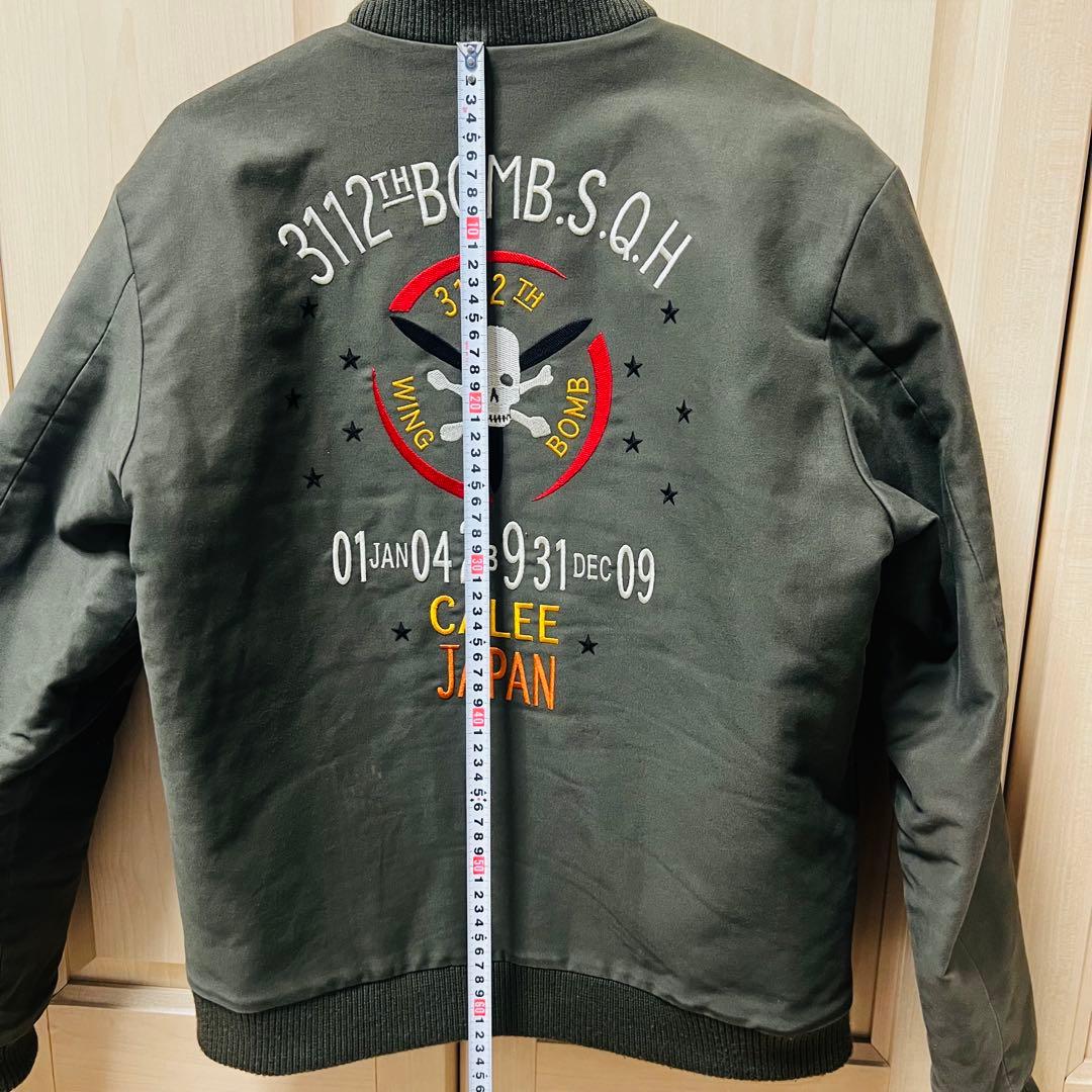 【美品】CALEE MA1 刺繍 3112th BOMB S.Q.H