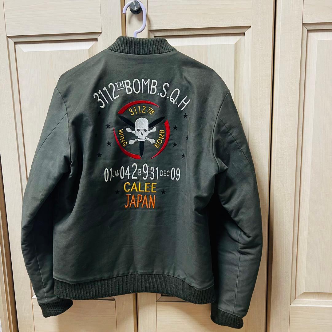 【美品】CALEE MA1 刺繍 3112th BOMB S.Q.H