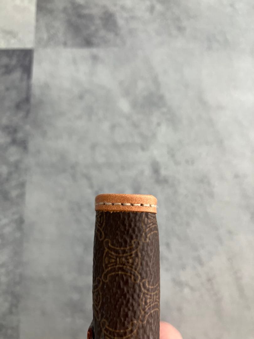 【箱付】CELINE マカダム柄 キーケース