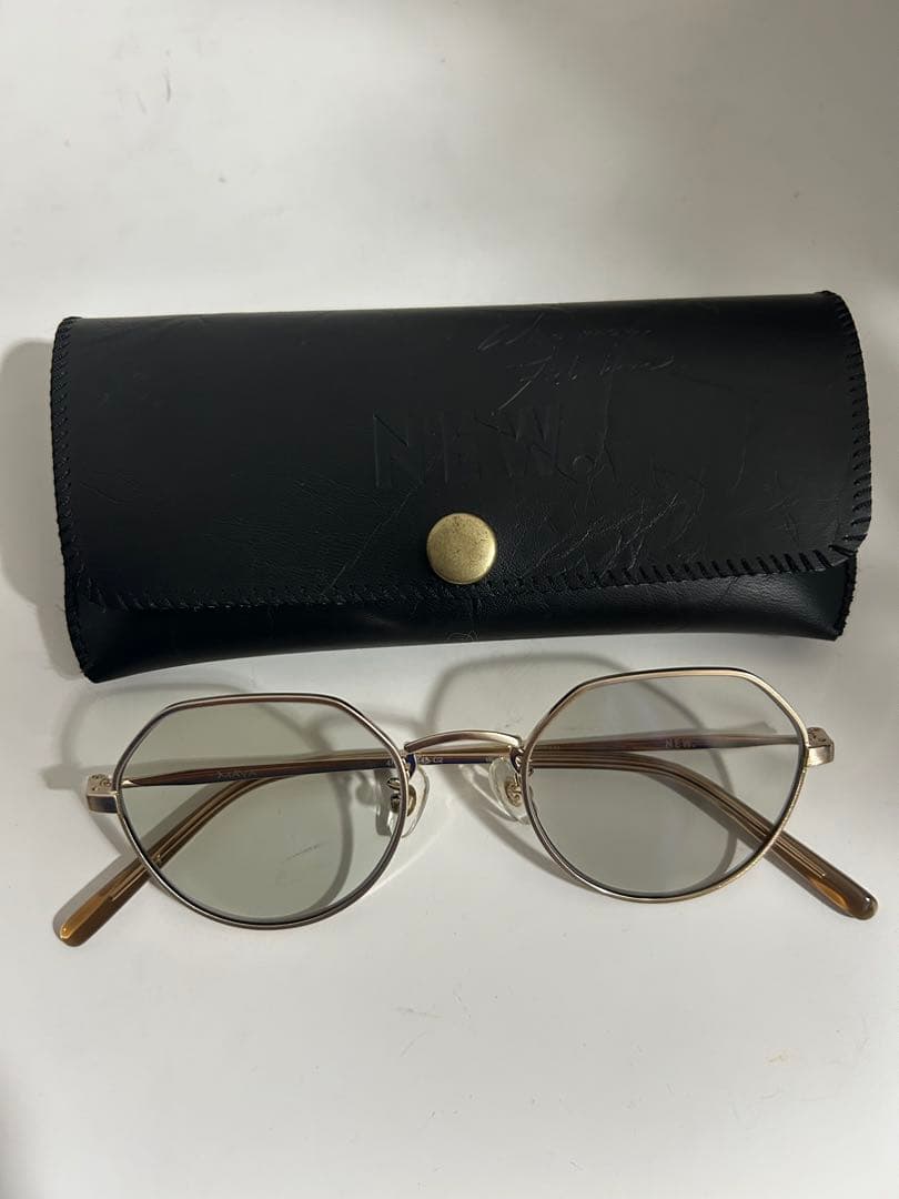 BEAMS NEW. maya サングラス ゴールド グリーンレンズ