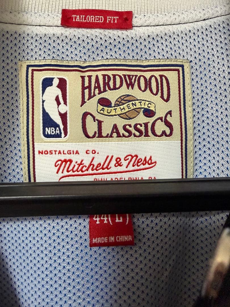 90s ミッチェルアンドネス NBA マジック スタジャン L 黒青　美品