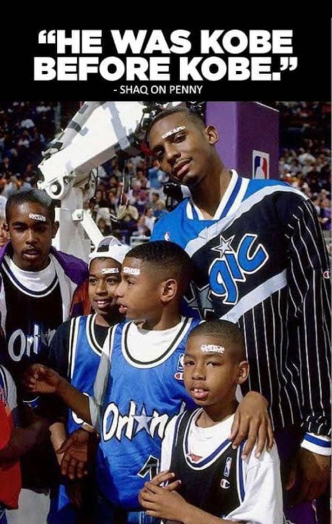 90s ミッチェルアンドネス NBA マジック スタジャン L 黒青　美品