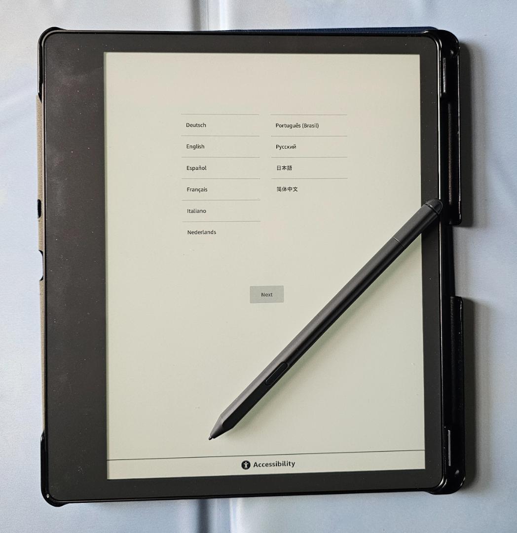 Kindle scribe 2022年　専用ペン、フリップカバー付き