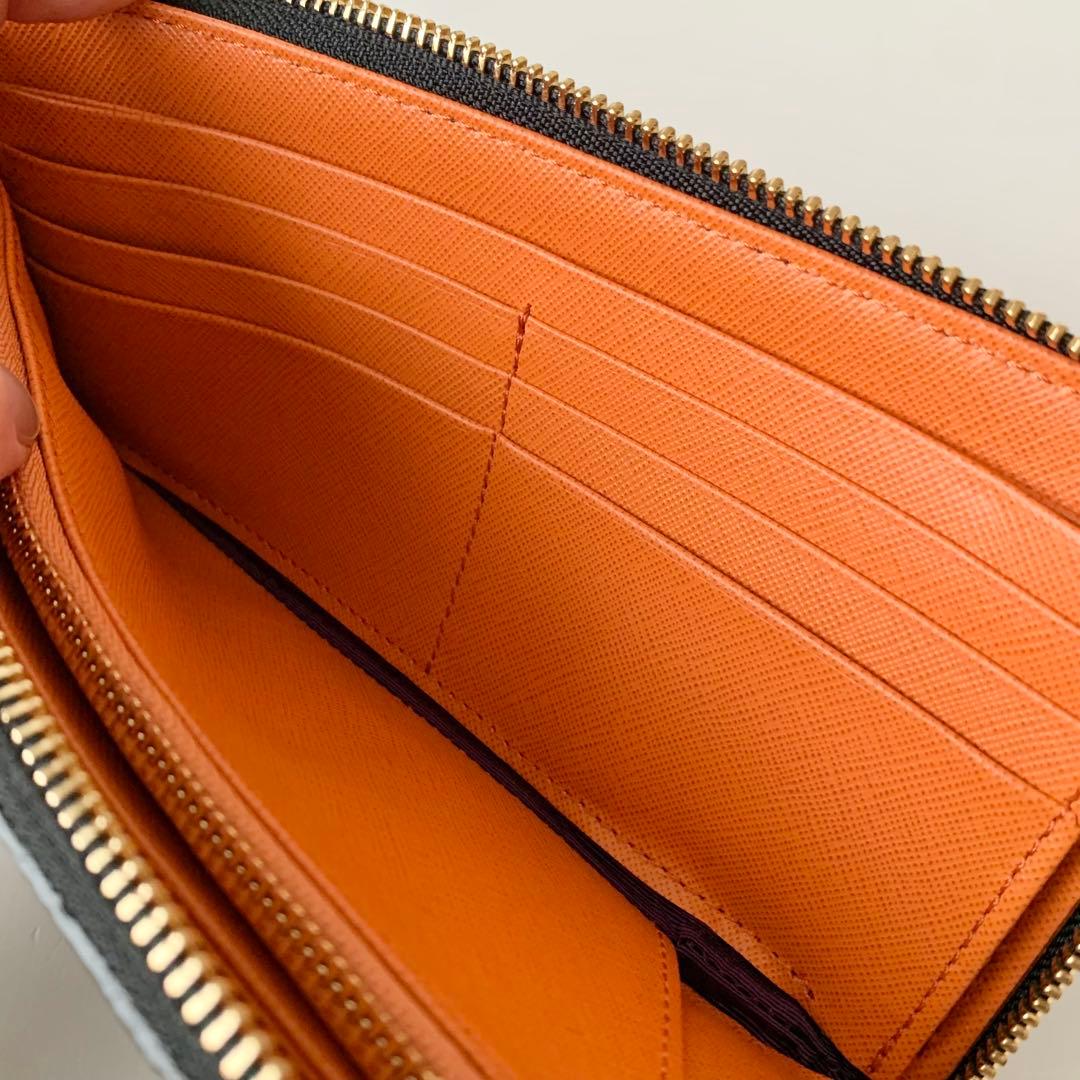 【A.D.M.J.】ADMJ L字ファスナー　ウォレット　スワロフスキー　新品