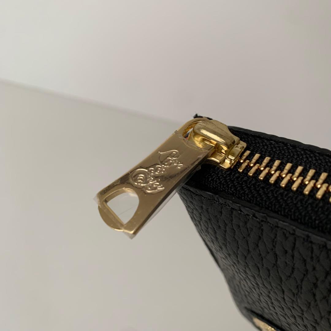 【A.D.M.J.】ADMJ L字ファスナー　ウォレット　スワロフスキー　新品