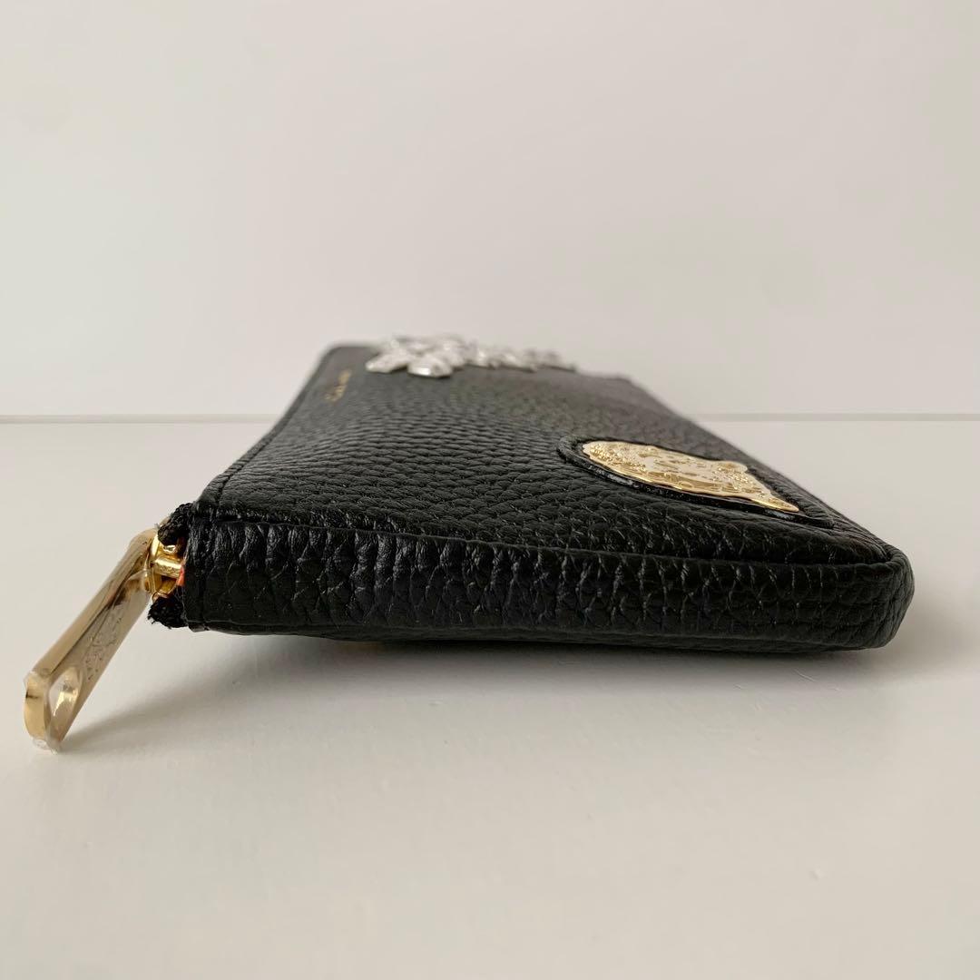 【A.D.M.J.】ADMJ L字ファスナー　ウォレット　スワロフスキー　新品