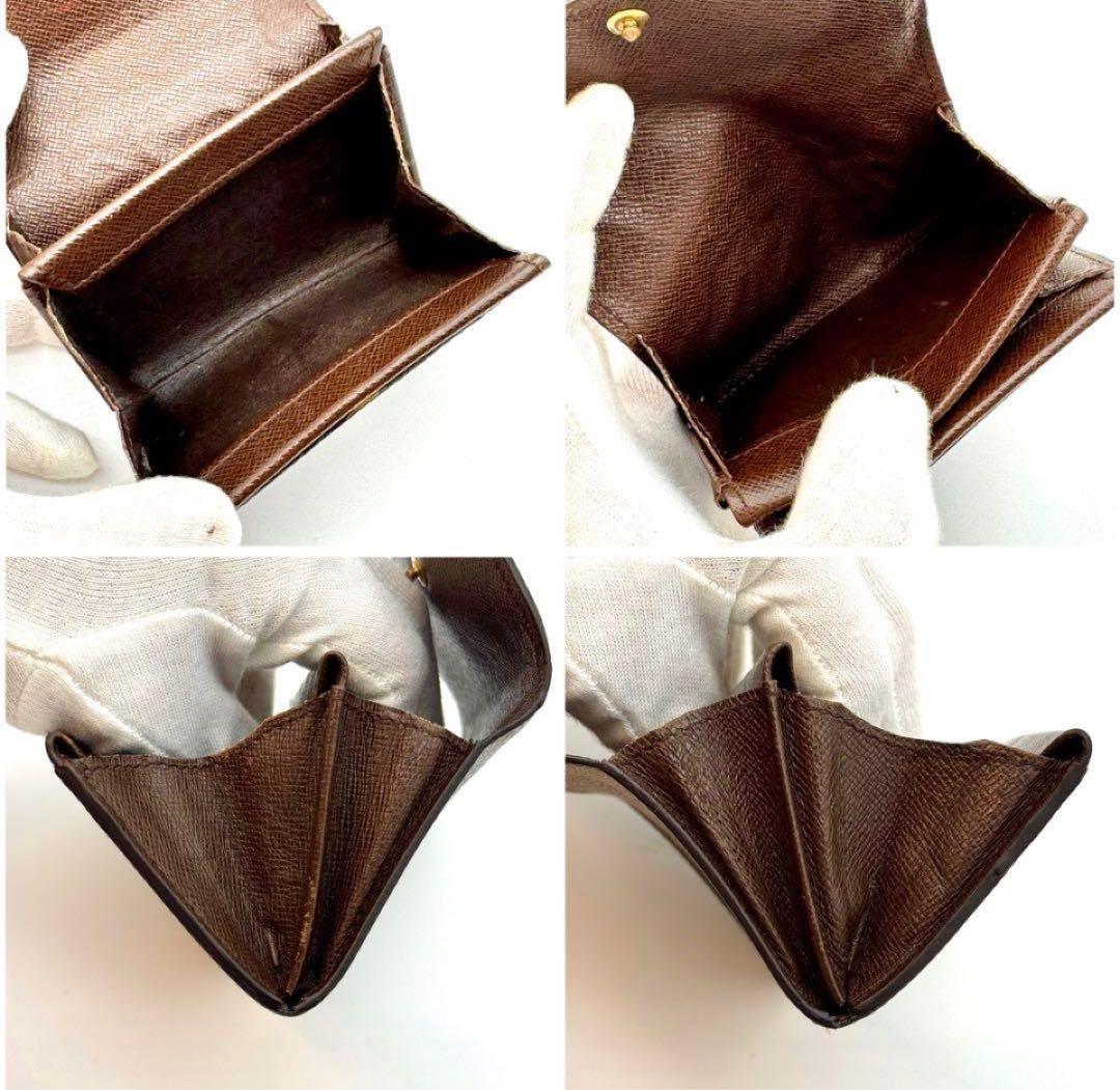 ヴィトンの　ダミエ柄　ポルトモネプラ　ケース