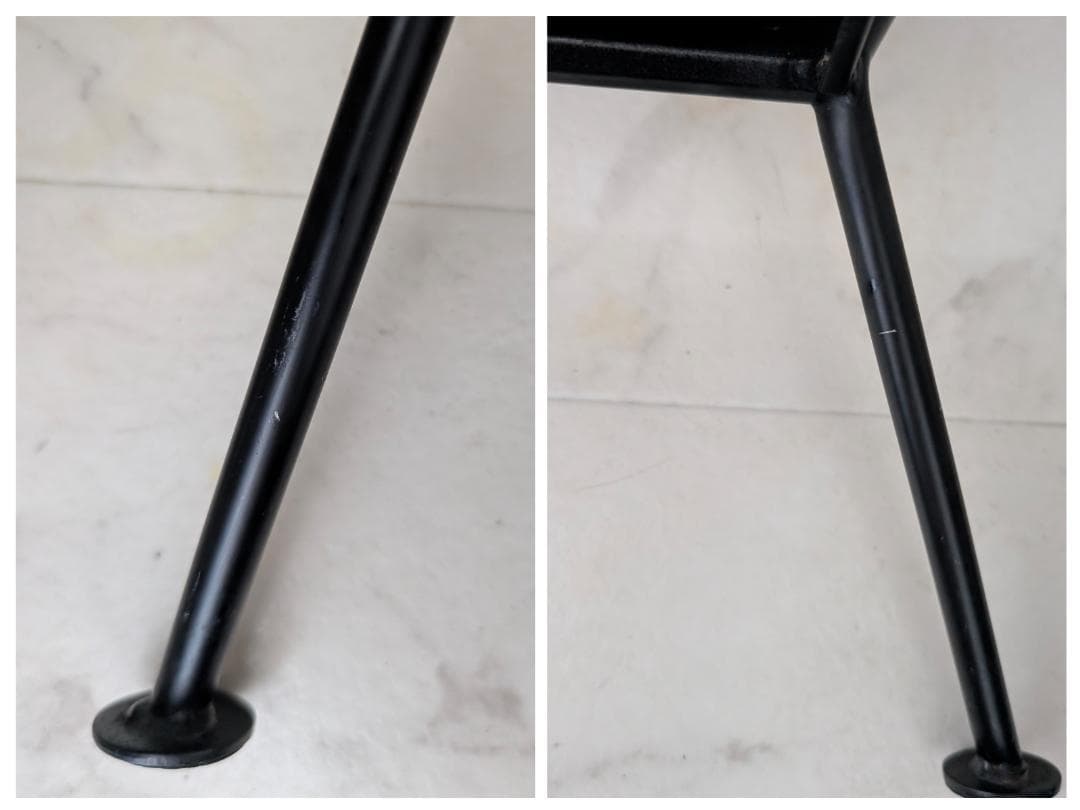 アイアンフレーム タイル テーブル 白 90s ビンテージ ミッドセンチュリー