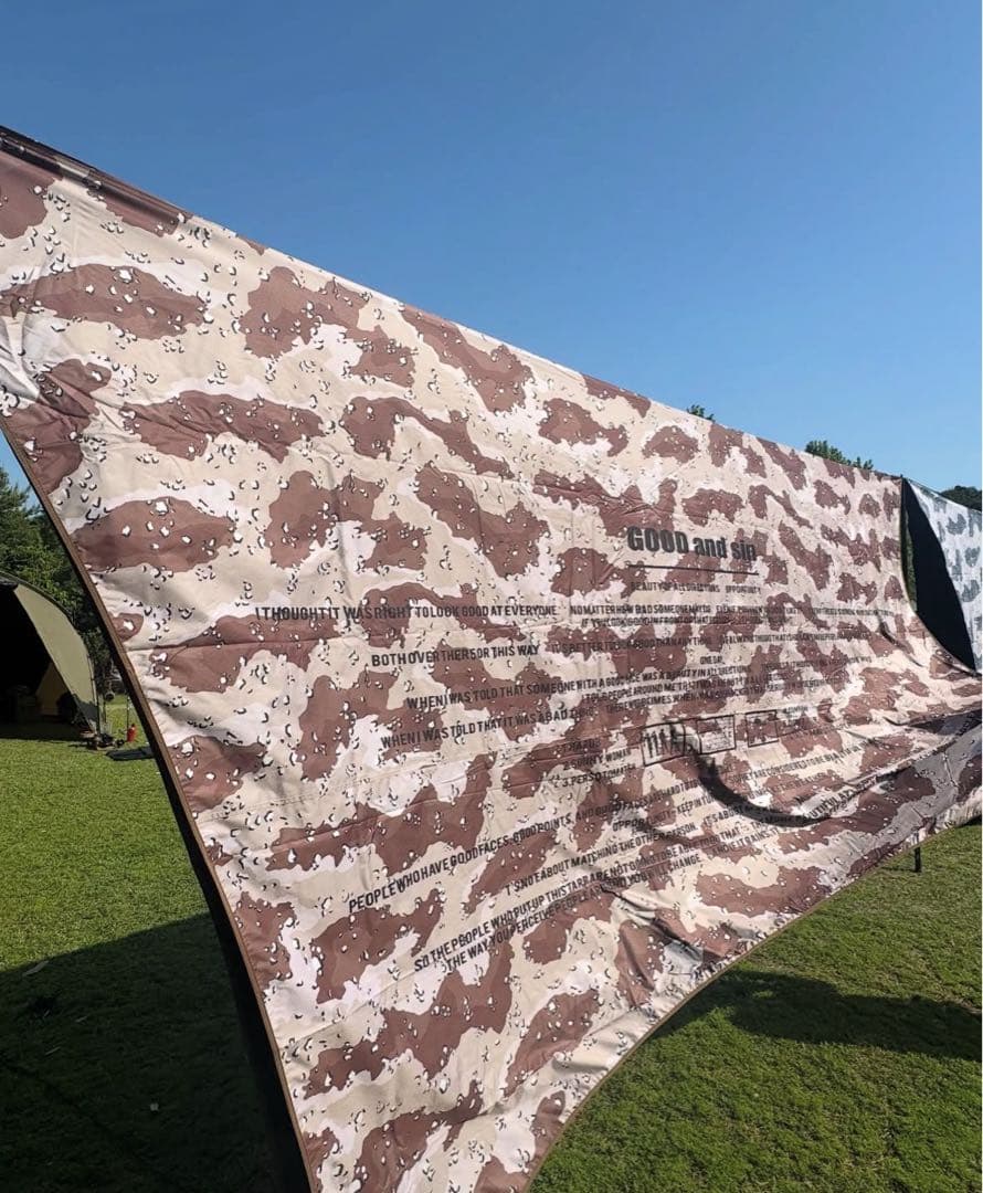 BRUNT goodandsin maconeタープ チョコチップ 昼チョコ