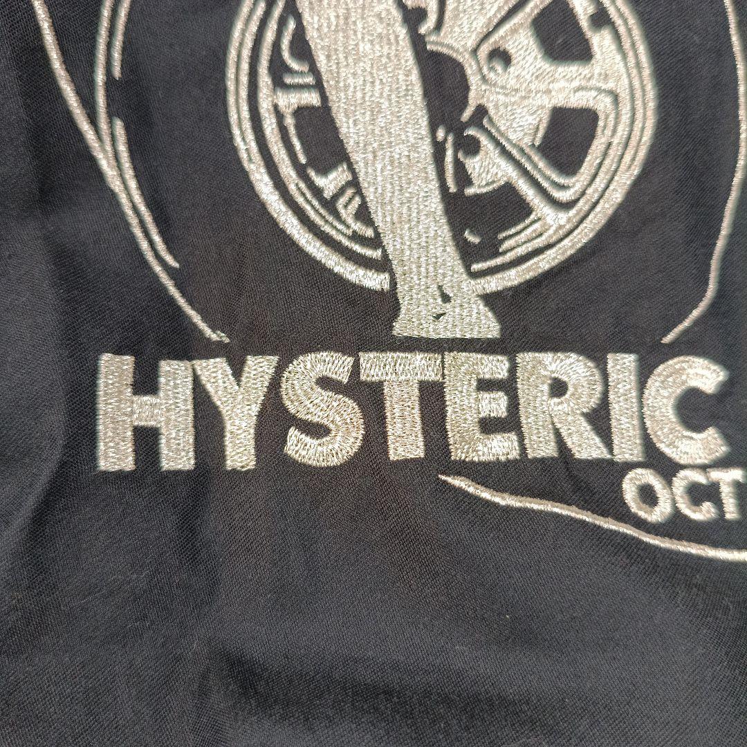 希少✨ヒステリックグラマー　ダブルヒスガール 刺繍　フリーサイズ　ブラック