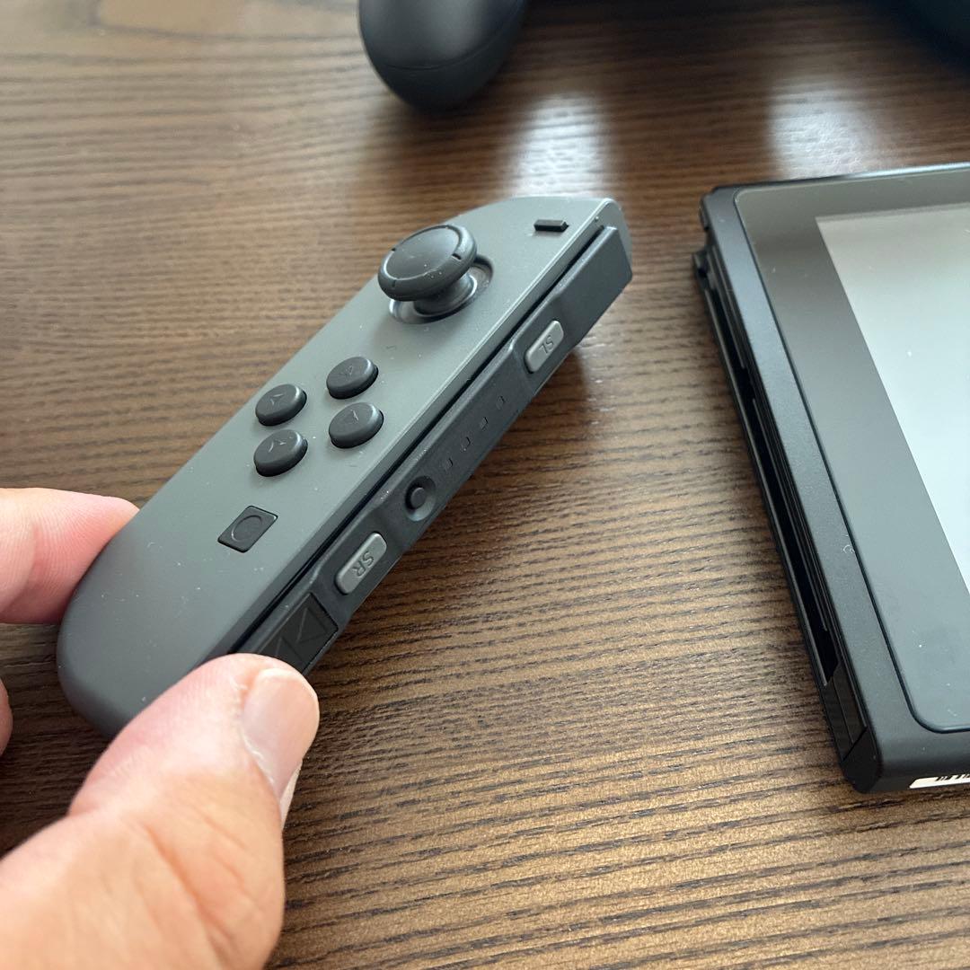Nintendo Switch ニンテンドースイッチ 本体 グレー ソフト付き