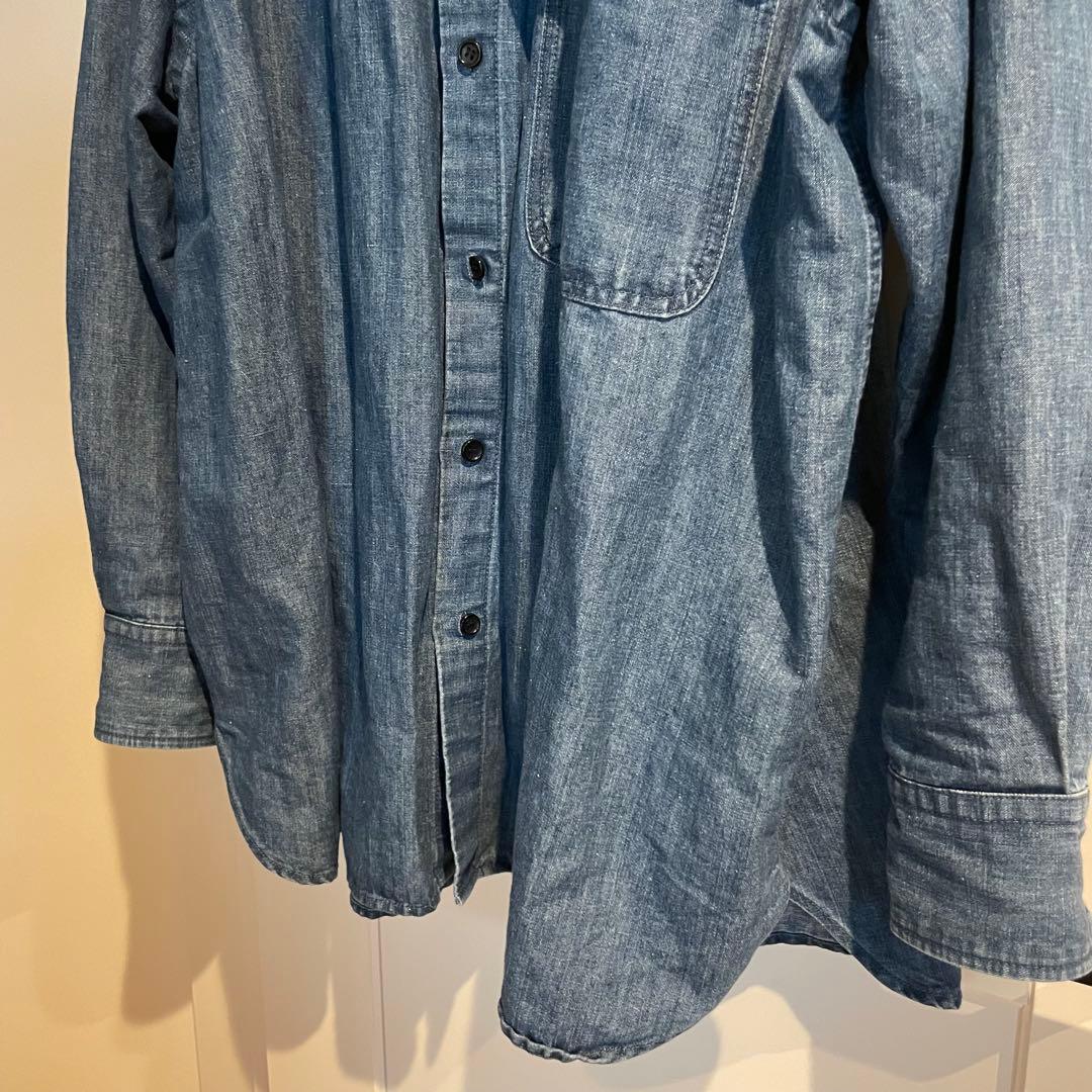 【美品】roughlow ラフロウ timeless DENIM shirt