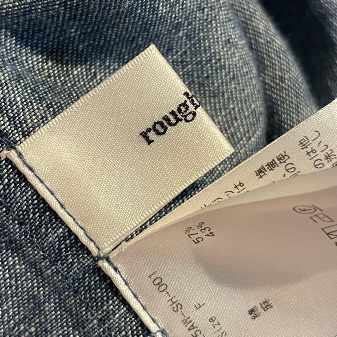 【美品】roughlow ラフロウ timeless DENIM shirt