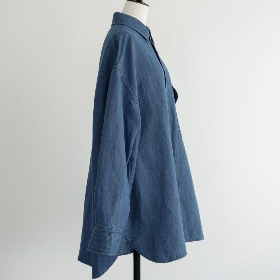 【美品】roughlow ラフロウ timeless DENIM shirt