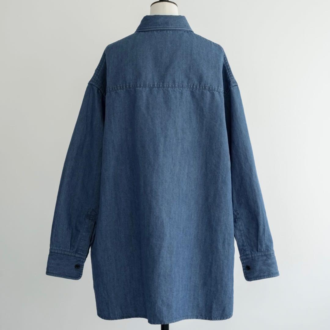 【美品】roughlow ラフロウ timeless DENIM shirt