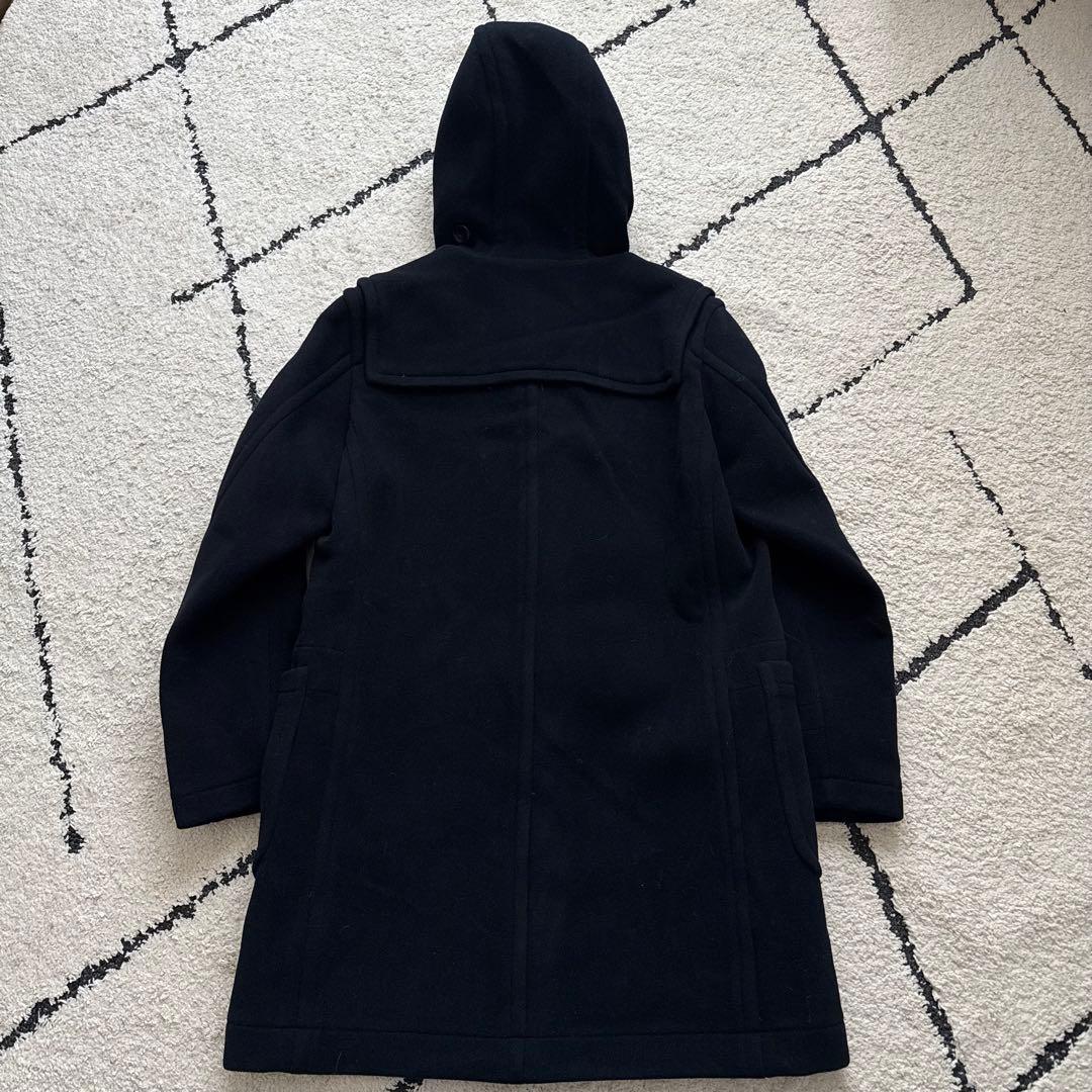 未使用級　バーバリーロンドン　ダッフルコート　ノバチェック　ネイビー　LLサイズ