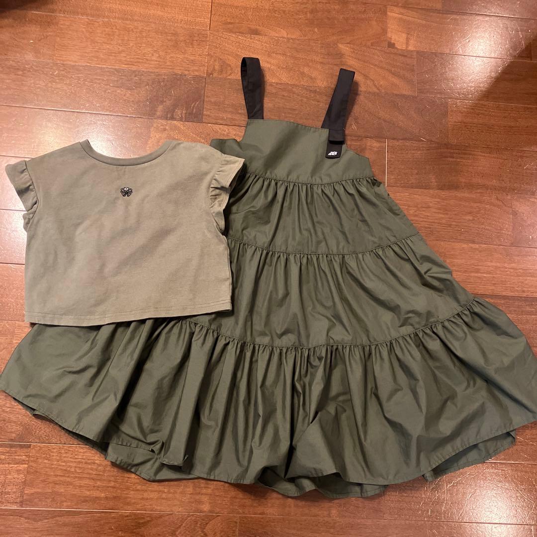 専用　アナスイミニ　短丈Tシャツ＋ジャンパースカート　140