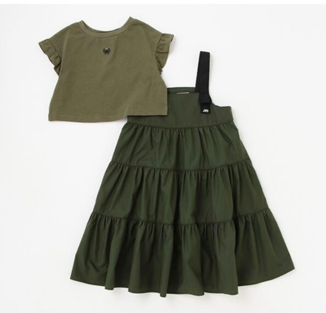 専用　アナスイミニ　短丈Tシャツ＋ジャンパースカート　140