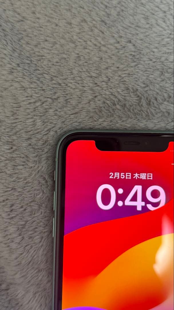 iPhone11 128GB グリーン au SIMロックあり バッテリー93%