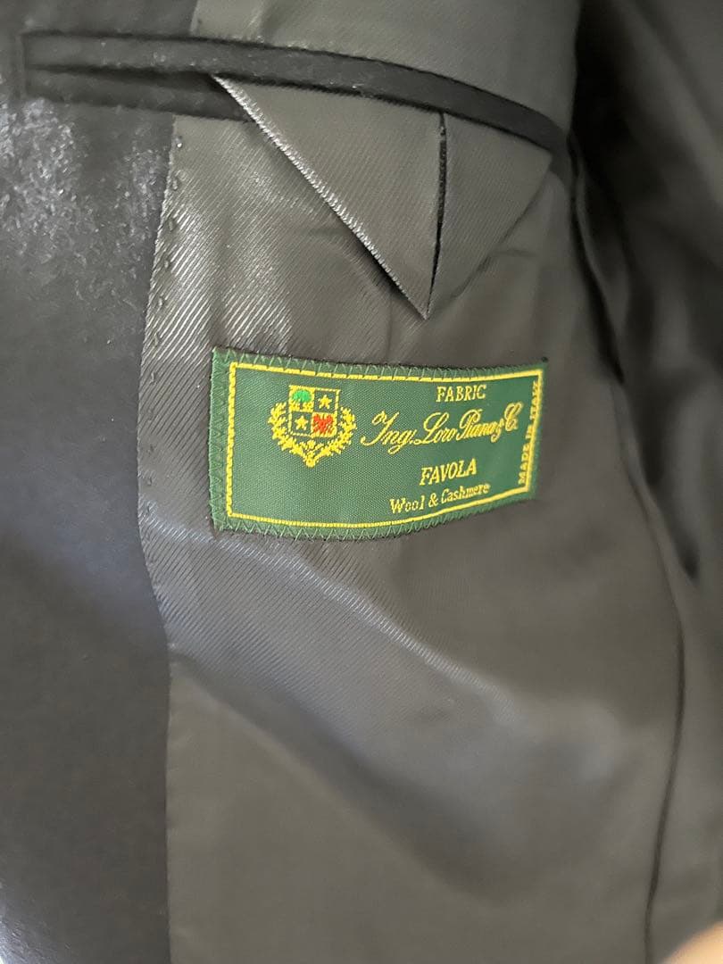 【SHIPS】 ロロピアーナ　ウールカシミア　テーラードジャケット　サイズ48